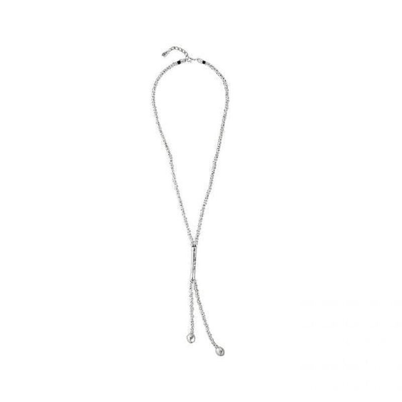 All Balls Sterling Silver Plated Necklace - COL1294MTL0000U-UNO de 50-Renee Taylor Gallery
