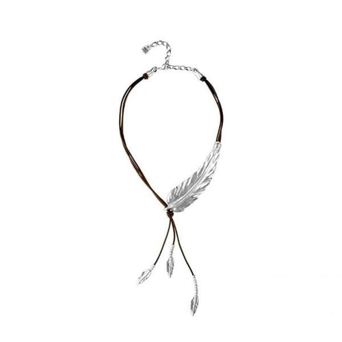 I Like You Sterling Silver Plated Necklace - COL1305MARMTL0U-UNO de 50-Renee Taylor Gallery