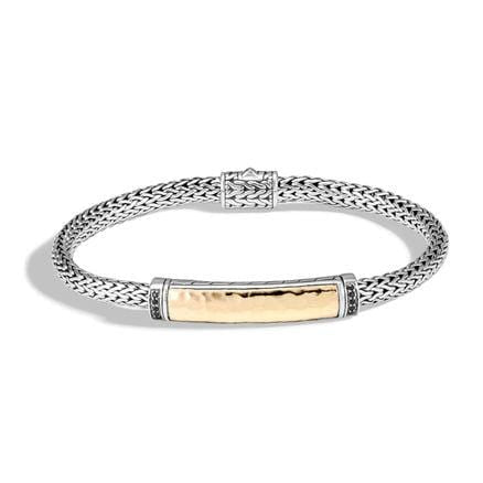 Classic Chan Hammered Station Bracelet - BZS9023664BLS-John Hardy-Renee Taylor Gallery
