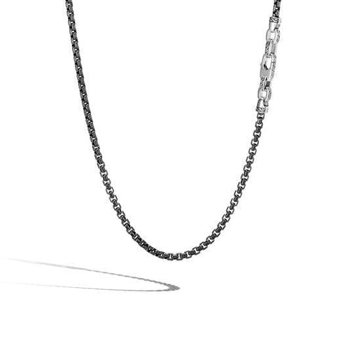 Classic Chain Box Chain Necklace - NM90265BLPVD-John Hardy-Renee Taylor Gallery