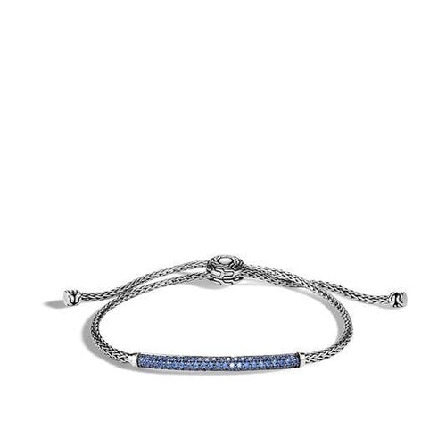 Classic Chain Blue Sapphire Bracelet - BBS901194BSP-John Hardy-Renee Taylor Gallery
