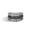 Classic Chain Black Sapphire & Spinel Ring - RBS9996984BLSBN-John Hardy-Renee Taylor Gallery