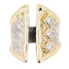 14K Gold & Crystalline Silver Diamond Ring - 37388-Shelli Kahl-Renee Taylor Gallery