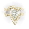 14K Gold & Crystalline Silver Prasiolite Ring - 37437-Shelli Kahl-Renee Taylor Gallery