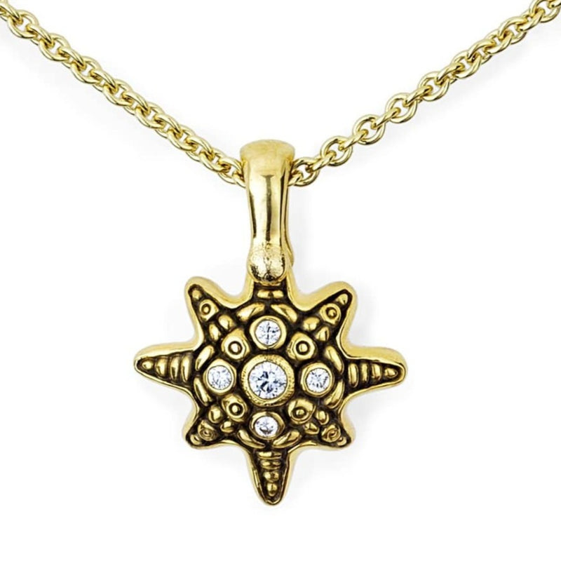 18K Star Diamond Pendant - M-61D-Alex Sepkus-Renee Taylor Gallery