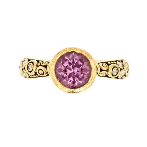 18K Martini Lilac Spinel Diamond Ring - R-128YY7.3-Alex Sepkus-Renee Taylor Gallery