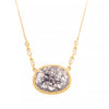 Marika Diamond, Quartz & 14k Gold Necklace - M6881