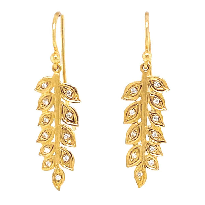 14K Gold & Diamond Earrings - M7025-Marika-Renee Taylor Gallery