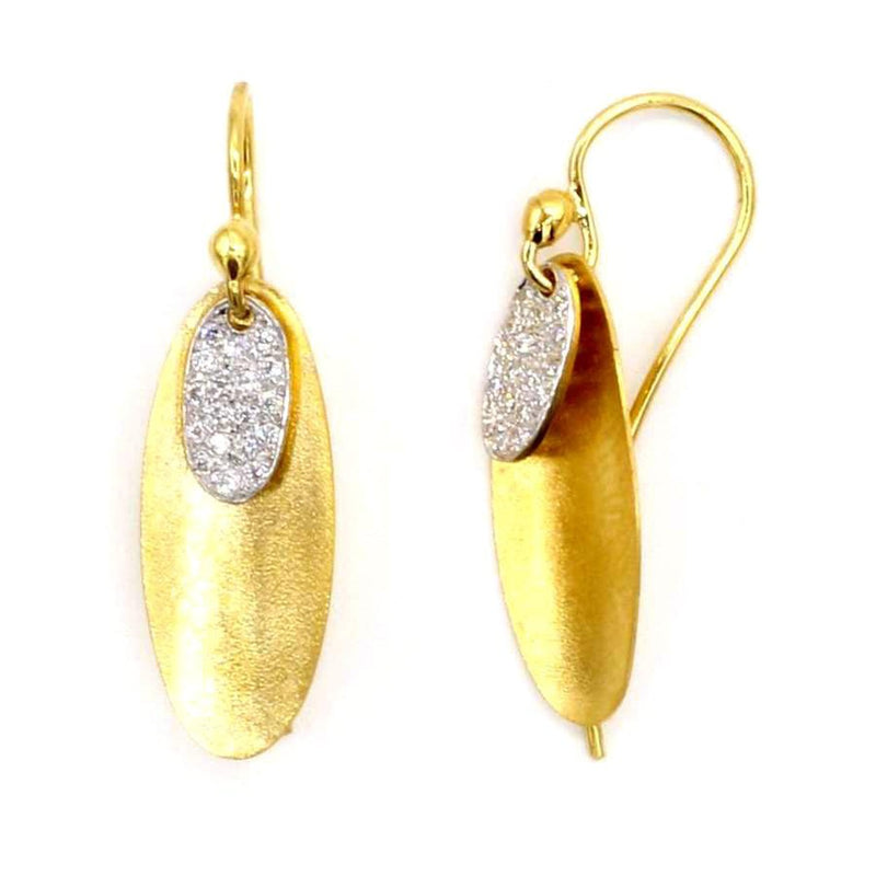Marika 14k Gold & Diamond Earrings - M6622-Marika-Renee Taylor Gallery