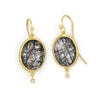 14K Gold Rutilated Quartz & Diamond Earrings - M6880-Marika-Renee Taylor Gallery