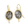 Marika 14k Gold Rutilated Quartz & Diamond Earrings - M6880-Marika-Renee Taylor Gallery