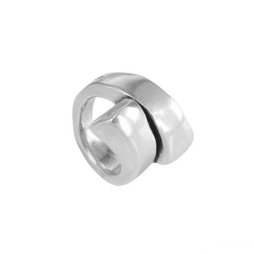Silvery-Locks Sterling Silver Plated Ring - ANI0316MTL000-UNO de 50-Renee Taylor Gallery