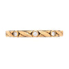 18K Rose Gold "Crisscross" Diamond Band - R-121R-Alex Sepkus-Renee Taylor Gallery