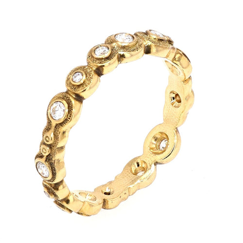 18K Submarine Diamond Band - R-170D-Alex Sepkus-Renee Taylor Gallery
