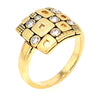 18K "Square Windows" Diamond Dome Band Ring - R-158D-Alex Sepkus-Renee Taylor Gallery