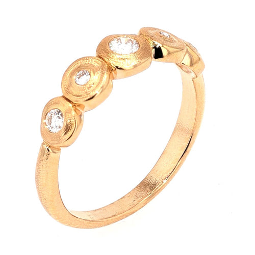18K Five Seed Diamond Ring - R-210RD-Alex Sepkus-Renee Taylor Gallery