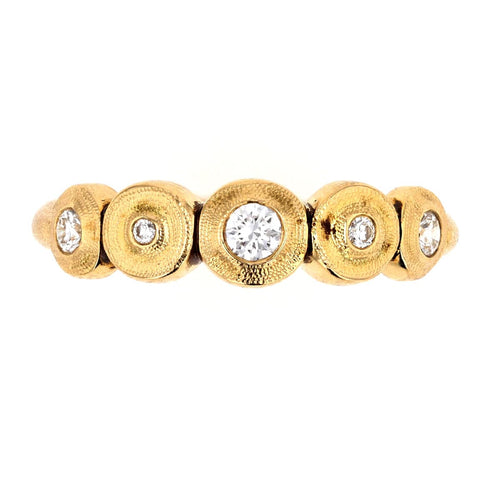 18K Five Seed Diamond Ring - R-210D-Alex Sepkus-Renee Taylor Gallery