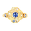 18K Dawn Blue Sapphire & Diamond Ring - R-219S-Alex Sepkus-Renee Taylor Gallery