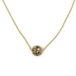 18K Open Oval Diamond Ball Pendant & Chain - M-9D-Alex Sepkus-Renee Taylor Gallery