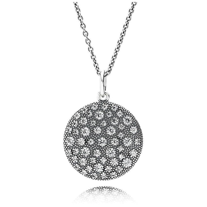 Cosmic Stars Clear Cubic Zirconia Necklace - 390360CZ-90-Pandora-Renee Taylor Gallery