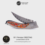 Persian Cresting Limited Edition Knife - B11 CRESTING