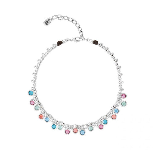 Treasure Sterling Silver Plated Necklace - COL1345MCLMTL0U-UNO de 50-Renee Taylor Gallery