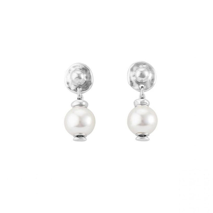 Texcoco Sterling Silver Plated Earrings - PEN0621BPLMTL0U-UNO de 50-Renee Taylor Gallery