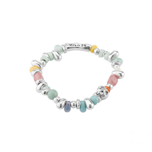 Jewel Sterling Silver Plated Bracelet - PUL1828MCLMTL0M-UNO de 50-Renee Taylor Gallery