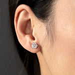 Three-Prong Diamond Stud Earrings - 3SIE01508-Hearts on Fire-Renee Taylor Gallery
