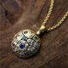 18K Early Spring Sapphire & Diamond Pendant - M-112S-Alex Sepkus-Renee Taylor Gallery