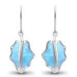 Fall Earrings - Efall00-00-Marahlago Larimar-Renee Taylor Gallery