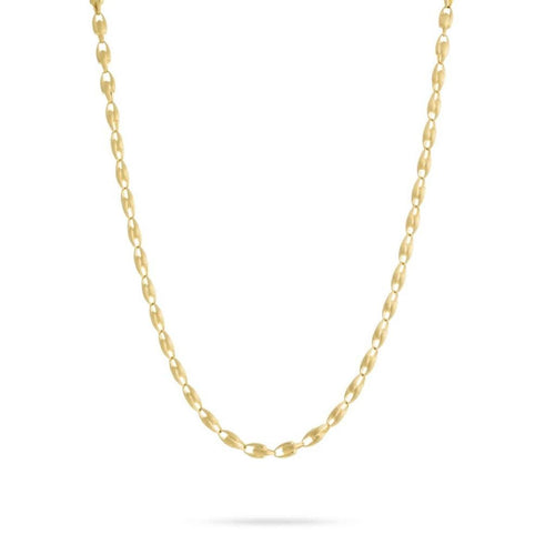 18K Lucia Small Link Necklace - CB2362 Y 02-Marco Bicego-Renee Taylor Gallery