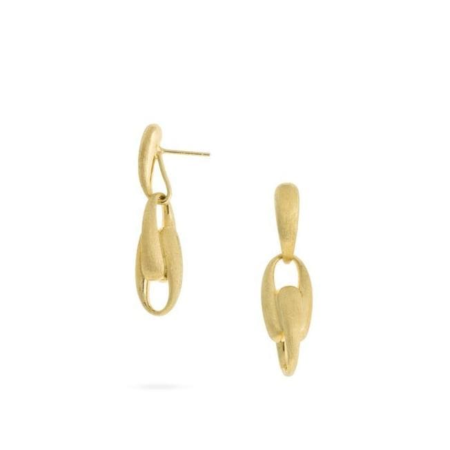 18K Lucia Gold Link Drop Earrings - OB1646-Y-Marco Bicego-Renee Taylor Gallery