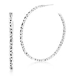Sterling Silver Classic Hoop Earrings - EU6938-PS138-Lois Hill-Renee Taylor Gallery