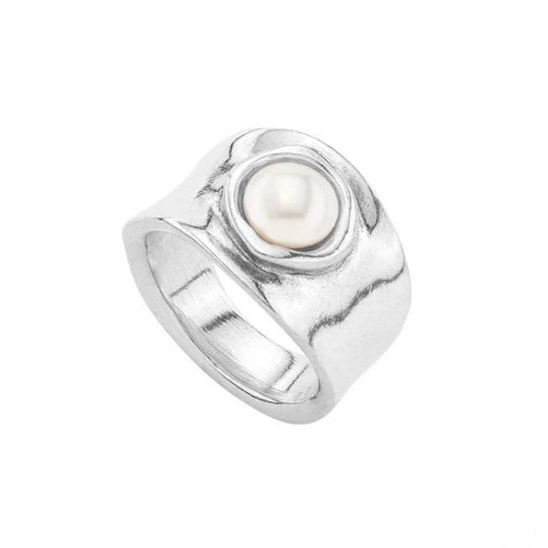 My Talisman Sterling Silver Plated Ring - ANI0609BPLMTL-UNO de 50-Renee Taylor Gallery