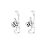 Lucky Charm Sterling Silver Plated Earrings - PEN0645MTL0000U-UNO de 50-Renee Taylor Gallery