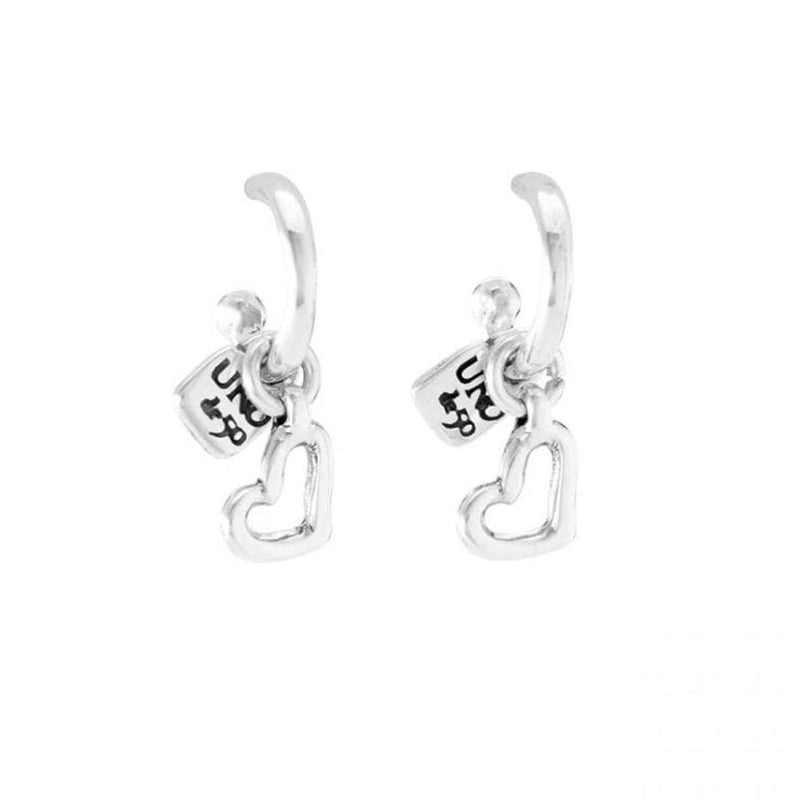 Lucky Charm Sterling Silver Plated Earrings - PEN0645MTL0000U-UNO de 50-Renee Taylor Gallery