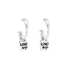 Lucky Charm Sterling Silver Plated Earrings - PEN0645MTL0000U-UNO de 50-Renee Taylor Gallery