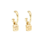 Lucky Charms 18K Gold Plated Earrings - PEN0645ORO0000U-UNO de 50-Renee Taylor Gallery