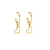 Lucky Charms 18K Gold Plated Earrings - PEN0645ORO0000U-UNO de 50-Renee Taylor Gallery