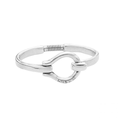 Hooked On A Feeling Sterling Silver Plated Bracelet - PUL1864MTL0000-UNO de 50-Renee Taylor Gallery