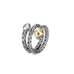 Classic Chain Hammered Coil Ring - RZ90522-John Hardy-Renee Taylor Gallery