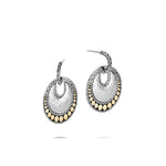 Dot Hammered Small Disc Earring - EZ30068-John Hardy-Renee Taylor Gallery