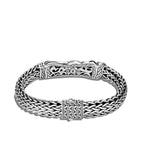 Classic Chain Mens Yellow Gold, Silver & Damascus Steel Bracelet - BMZ90468STL-John Hardy-Renee Taylor Gallery