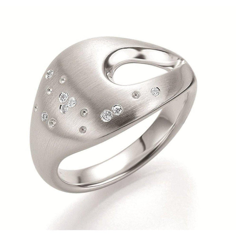 Sterling Silver Diamond Ring - 41/82625-Breuning-Renee Taylor Gallery