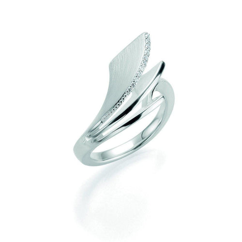 Sterling Silver Diamond Ring - 41/82667-Breuning-Renee Taylor Gallery