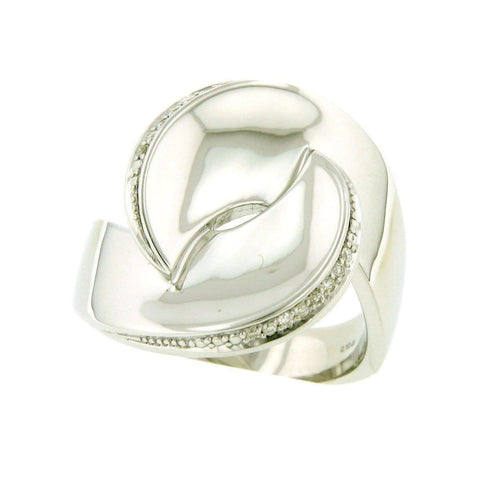 Sterling Silver Diamond Ring - 41/83658-Breuning-Renee Taylor Gallery