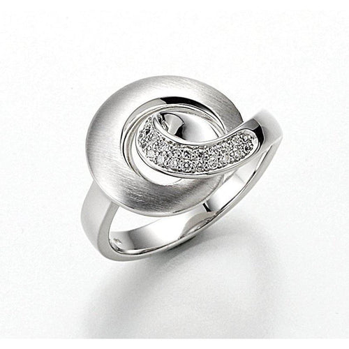 Sterling Silver Diamond Ring - 41/83695-Breuning-Renee Taylor Gallery
