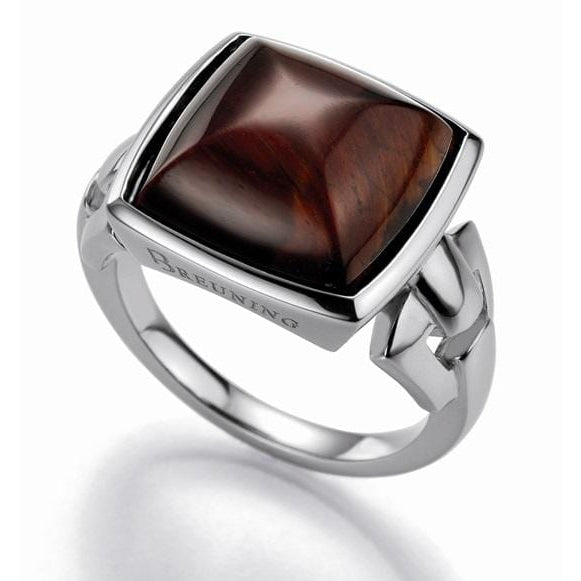 Sterling Silver Tiger Eye Ring - 42/03085-Breuning-Renee Taylor Gallery