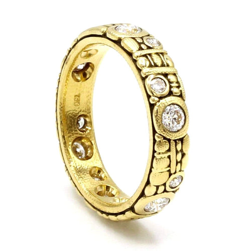 18K "Rountree" Diamond Band - R-154D-Alex Sepkus-Renee Taylor Gallery